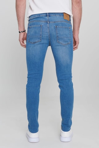 Calças de ganga slim - Azul-claro