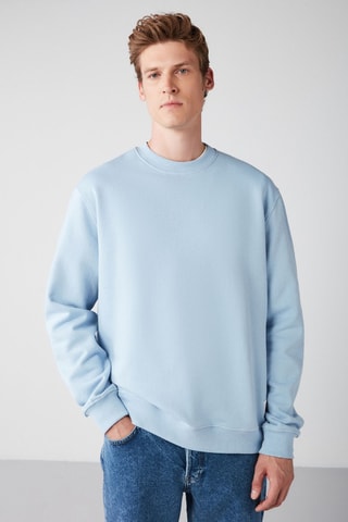 Sweat regular - Azul-claro