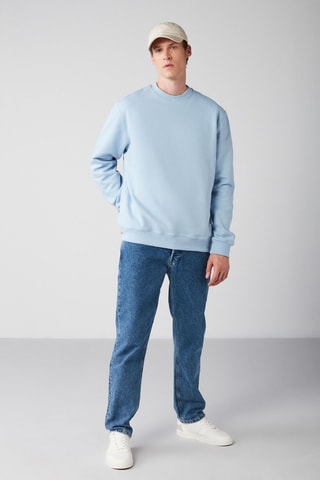 Sweat regular - Azul-claro