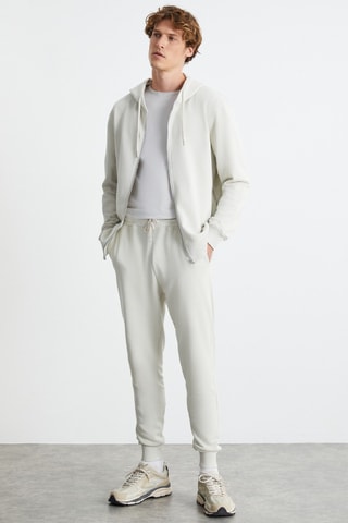 Sweat relaxed com capuz - Branco