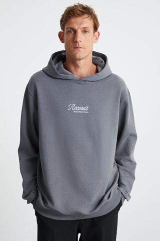 Sweat com capuz - Antracite