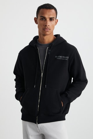 Sweat com capuz - Preto