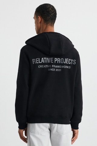 Sweat com capuz - Preto