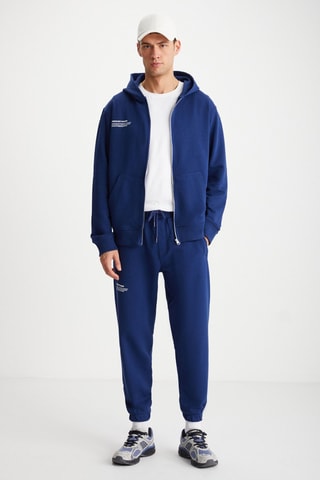 Sweat com capuz - Azul