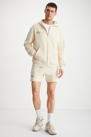 Sweat à capuche - Beige