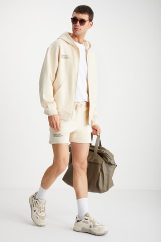 Sweat à capuche - Beige