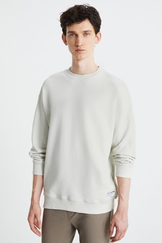 Sweat oversize - Blanc cassé
