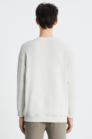 Sweat oversize - Blanc cassé