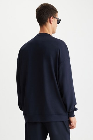 Sweat regular - Bleu marine
