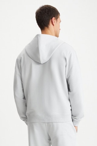 Sweat com capuz - Cinzento-claro