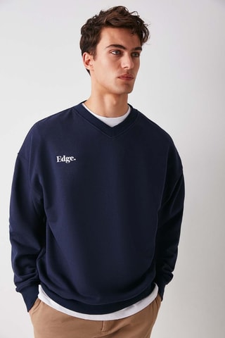 Sweat oversize - Azul-marinho