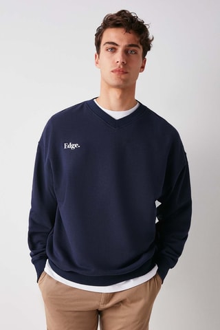 Sweat oversize - Azul-marinho