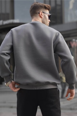 Sweat oversize - Cinzento
