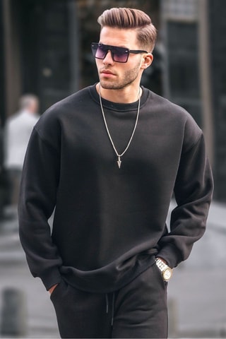 Sweat oversize - Preto