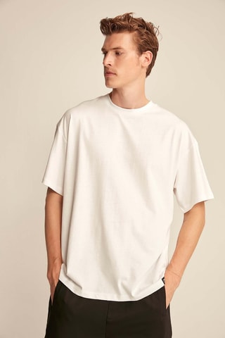 T-shirt oversize - Branco