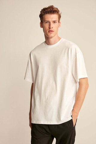 T-shirt oversize - Branco