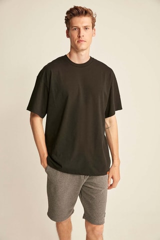 T-shirt oversize - Preto