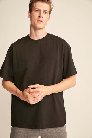 T-shirt oversize - Preto