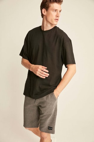 T-shirt oversize - Preto