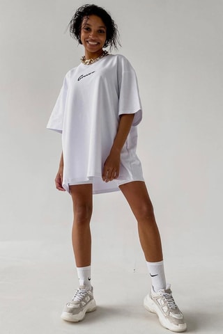 T-shirt oversize - Branco