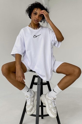 T-shirt oversize - Branco