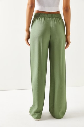 Pantalon palazzo - Kaki