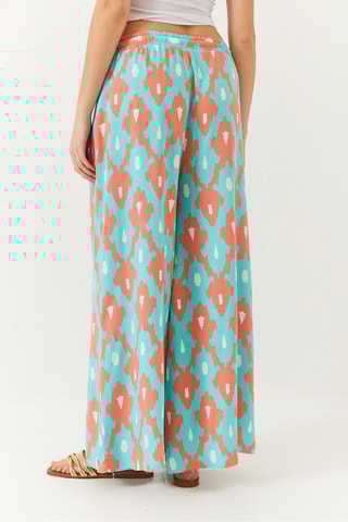 Pantalon palazzo - Turquoise