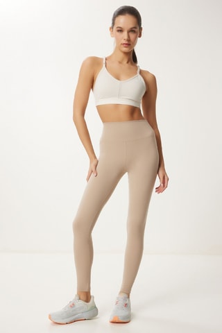 Legging taille haute - Beige