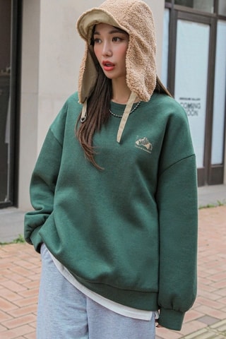 Sweat oversize - Vert