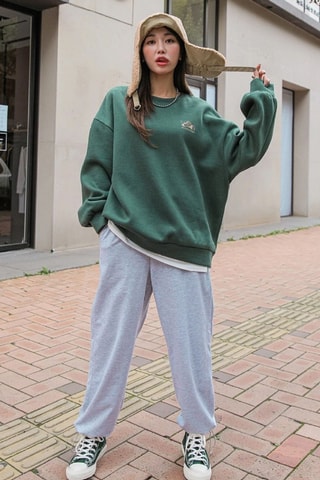Sweat oversize - Vert