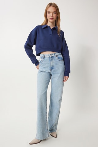 Sweat court - Bleu marine