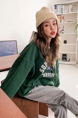 Sweat oversize - Vert