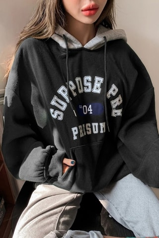 Sweat à capuche - Noir