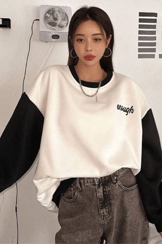 Sweat - Noir et blanc