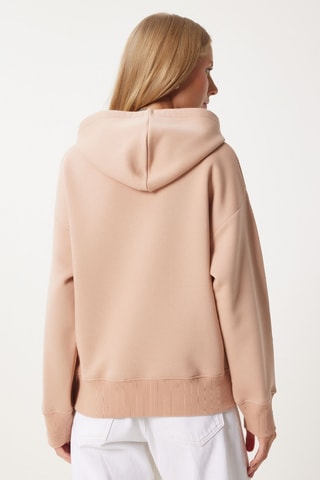 Sweat à capuche - Beige