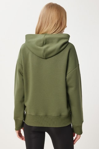 Sweat à capuche - Kaki