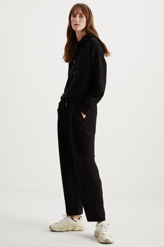 Sweat relaxed com capuz - Preto