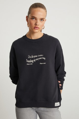 Sweat oversize - Anthracite