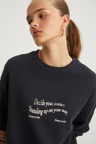 Sweat oversize - Anthracite