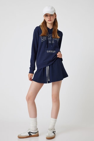 Sweat à capuche - Bleu marine