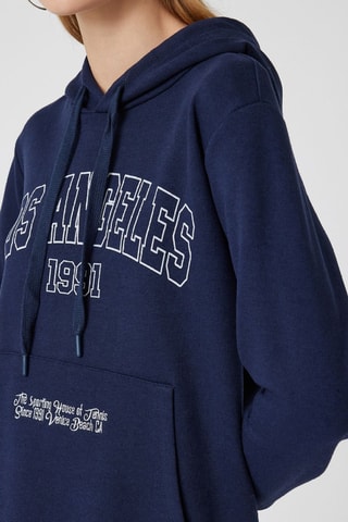 Sweat à capuche - Bleu marine