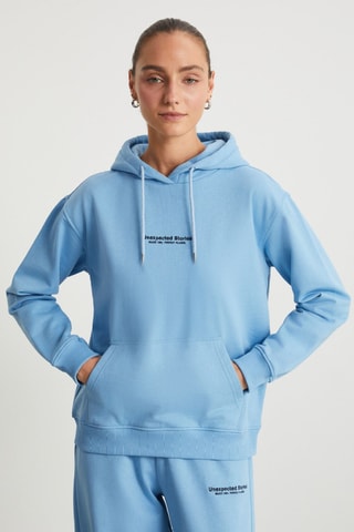 Sweat à capuche - Bleu clair