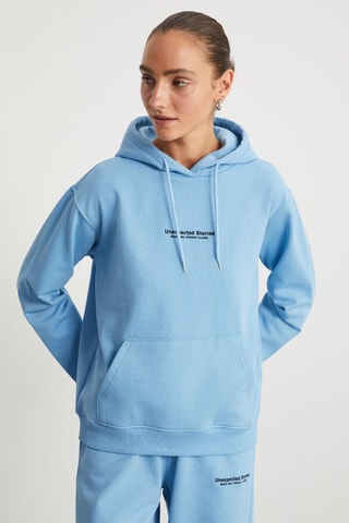 Sweat à capuche - Bleu clair