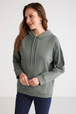 Sweat à capuche - Vert