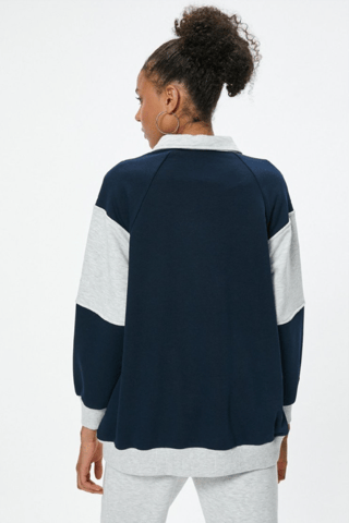 Sweat oversize - Bleu marine