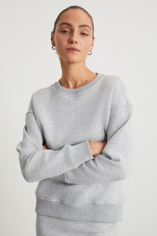Sweat - Gris clair chiné