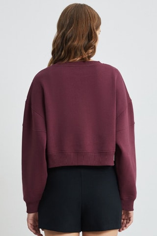 Sweat oversize - Bordeaux