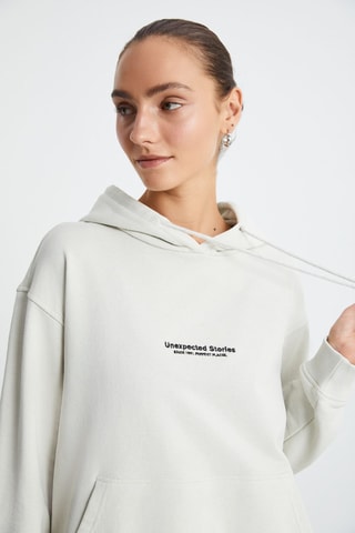 Sweat à capuche - Gris clair