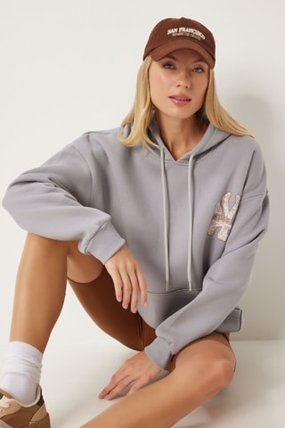 Sweat oversize - Gris