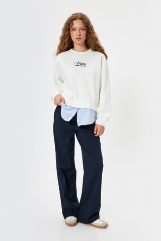 Sweat oversize - Blanc